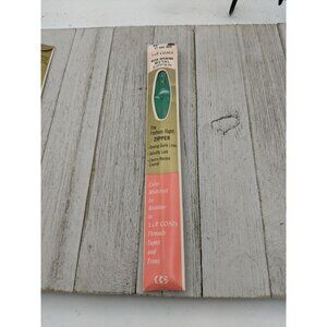 Vintage J&P Coats Neck Opening Metal Zipper 22" Kerry Green 177